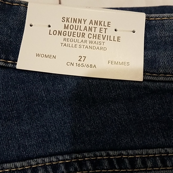 H & M skinny ankle jeans Sz 27 - Picture 3 of 8
